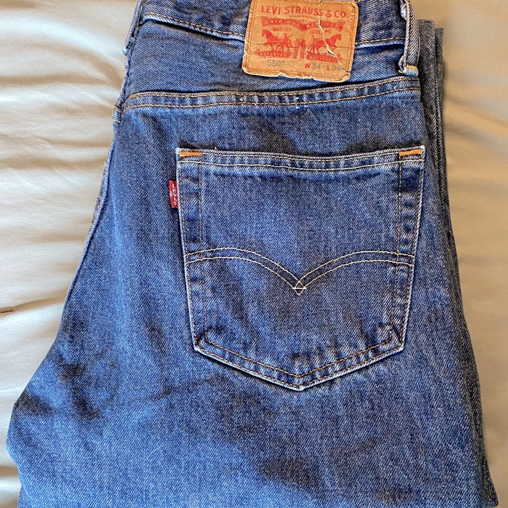 Levi’s 550 Men’s Medium Washed Jeans  34x34